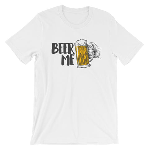 Beer Me Unisex T-Shirt-Shirts-The Beer Mile-White-XS-The Beer Mile
