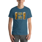 Two Beer or Not Two Beer Unisex T-Shirt-Shirts-The Beer Mile-Heather Deep Teal-S-The Beer Mile