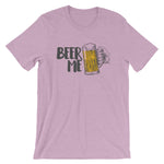 Beer Me Unisex T-Shirt-Shirts-The Beer Mile-Heather Prism Lilac-XS-The Beer Mile