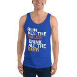 Run all the Miles, Drink all the Beer Tank Top-Tanks-The Beer Mile-True Royal-XS-The Beer Mile
