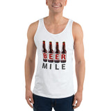 Beer Mile Bottles Tank Top-Tanks-The Beer Mile-White-XS-The Beer Mile