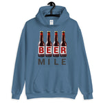 Beer Mile Bottles Hooded Sweatshirt-Sweatshirts-The Beer Mile-Indigo Blue-S-The Beer Mile