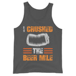 I Crushed The Beer Mile Tank-Tanks-The Beer Mile-Asphalt-XS-The Beer Mile