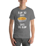 Run to Eat, Eat to Run Shirt-Shirts-The Beer Mile-Deep Heather-XS-The Beer Mile