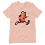 The Beer Mile Mascot T-Shirt-Shirts-The Beer Mile-Heather Prism Peach-XS-The Beer Mile