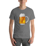 Beer Stein T-Shirt-Shirts-The Beer Mile-Deep Heather-XS-The Beer Mile