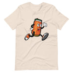 The Beer Mile Mascot T-Shirt-Shirts-The Beer Mile-Soft Cream-S-The Beer Mile