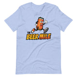 The Beer Mile T-Shirt-Shirts-The Beer Mile-Heather Blue-S-The Beer Mile