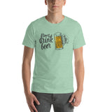 Time to Drink Beer Unisex T-Shirt-Shirts-The Beer Mile-Heather Prism Mint-XS-The Beer Mile
