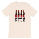 Beer Mile Bottles T-Shirt-Shirts-The Beer Mile-Soft Cream-S-The Beer Mile