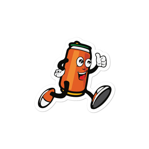 Beer Mile Mascot Sticker-Stickers-The Beer Mile-3x3-The Beer Mile