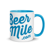 BeerMile.com Mascot Coffee Mug-Mugs-The Beer Mile-Blue-The Beer Mile