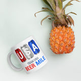 Team USA Beer Mile Cans Coffee Mug-Mugs-The Beer Mile-11oz-The Beer Mile