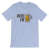 Beer Me Unisex T-Shirt-Shirts-The Beer Mile-Heather Blue-S-The Beer Mile