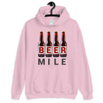 Beer Mile Bottles Hooded Sweatshirt-Sweatshirts-The Beer Mile-Light Pink-S-The Beer Mile