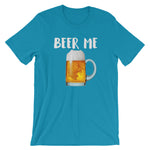 Beer Me Drinking Shirt-Shirts-The Beer Mile-Aqua-S-The Beer Mile