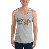 Time to Drink Beer - Unisex Drinking Tank Top-Tanks-The Beer Mile-Athletic Heather-XS-The Beer Mile