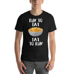Run to Eat, Eat to Run Shirt-Shirts-The Beer Mile-Dark Grey Heather-XS-The Beer Mile