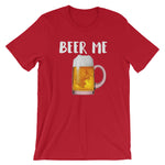 Beer Me Drinking Shirt-Shirts-The Beer Mile-Red-S-The Beer Mile