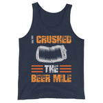 I Crushed The Beer Mile Tank-Tanks-The Beer Mile-Navy-XS-The Beer Mile