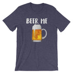 Beer Me Drinking Shirt-Shirts-The Beer Mile-Heather Midnight Navy-XS-The Beer Mile