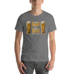 Two Beer or Not Two Beer Unisex T-Shirt-Shirts-The Beer Mile-Deep Heather-XS-The Beer Mile