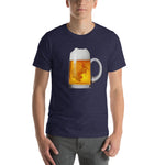 Beer Stein T-Shirt-Shirts-The Beer Mile-Heather Midnight Navy-XS-The Beer Mile