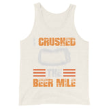 I Crushed The Beer Mile Tank-Tanks-The Beer Mile-Oatmeal Triblend-XS-The Beer Mile