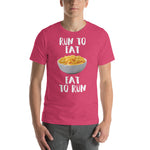 Run to Eat, Eat to Run Shirt-Shirts-The Beer Mile-Heather Raspberry-S-The Beer Mile