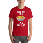 Run to Eat, Eat to Run Shirt-Shirts-The Beer Mile-Red-S-The Beer Mile