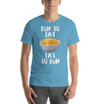 Run to Eat, Eat to Run Shirt-Shirts-The Beer Mile-Ocean Blue-S-The Beer Mile