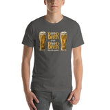 Two Beer or Not Two Beer Unisex T-Shirt-Shirts-The Beer Mile-Asphalt-S-The Beer Mile