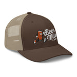 Beermile.com Trucker Snapback Cap-Hats-The Beer Mile-White-The Beer Mile