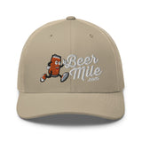 Beermile.com Trucker Snapback Cap-Hats-The Beer Mile-Khaki-The Beer Mile