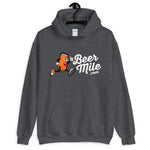 BeerMile.com Unisex Hoodie-Sweatshirts-The Beer Mile-Dark Heather-S-The Beer Mile