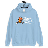 BeerMile.com Unisex Hoodie-Sweatshirts-The Beer Mile-Light Blue-S-The Beer Mile