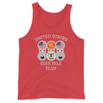 Team USA Beer Mile Tank-Shirts & Tops-The Beer Mile-Red Triblend-XS-The Beer Mile