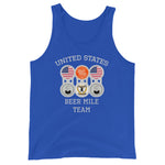 Team USA Beer Mile Tank-Shirts & Tops-The Beer Mile-True Royal-XS-The Beer Mile
