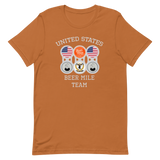 United States Beer Mile Team Official Tee-The Beer Mile-Toast-S-The Beer Mile