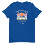 United States Beer Mile Team Official Tee-The Beer Mile-True Royal-S-The Beer Mile