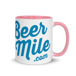BeerMile.com Mascot Coffee Mug-Mugs-The Beer Mile-Pink-The Beer Mile