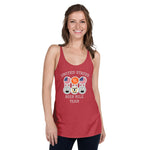 Official Team USA Beer Mile Women's Racerback Tank-Shirts & Tops-The Beer Mile-Vintage Red-XS-The Beer Mile